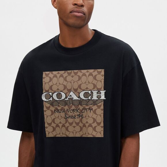 NWT Coach Outlet Coach New York Signature Tshirt - Picture 4 of 5